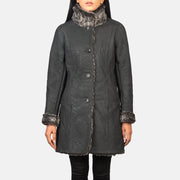 
Erica Shearling Leðursíðkápa fyrir Konur – alternate product view 4
