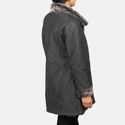 
Erica Shearling Leðursíðkápa fyrir Konur – alternate product view 5
