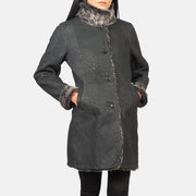 
Erica Shearling Leðursíðkápa fyrir Konur – alternate product view 6