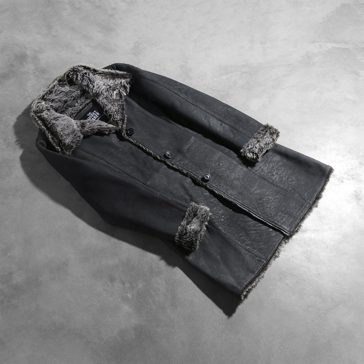 
Erica Shearling Leðursíðkápa fyrir Konur – alternate product view 8