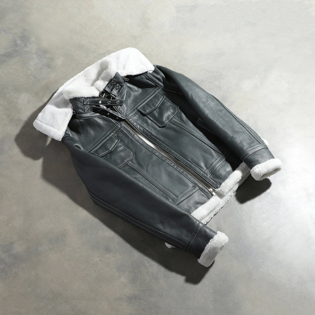 Fiona Hooded Shearling Jacket – alternate product view 8