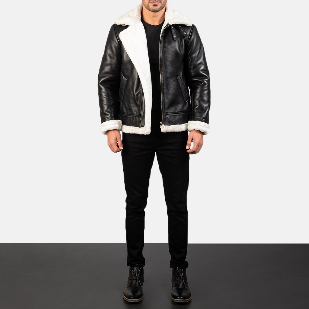 Francis B-3 Black Bomber Jacket – alternate product view 3