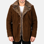 Furlong Coat Beige Leather Coat – alternate product view 1