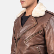 
Furton Mótorhjólajakki úr Leðri fyrir Karla – alternate product view 6