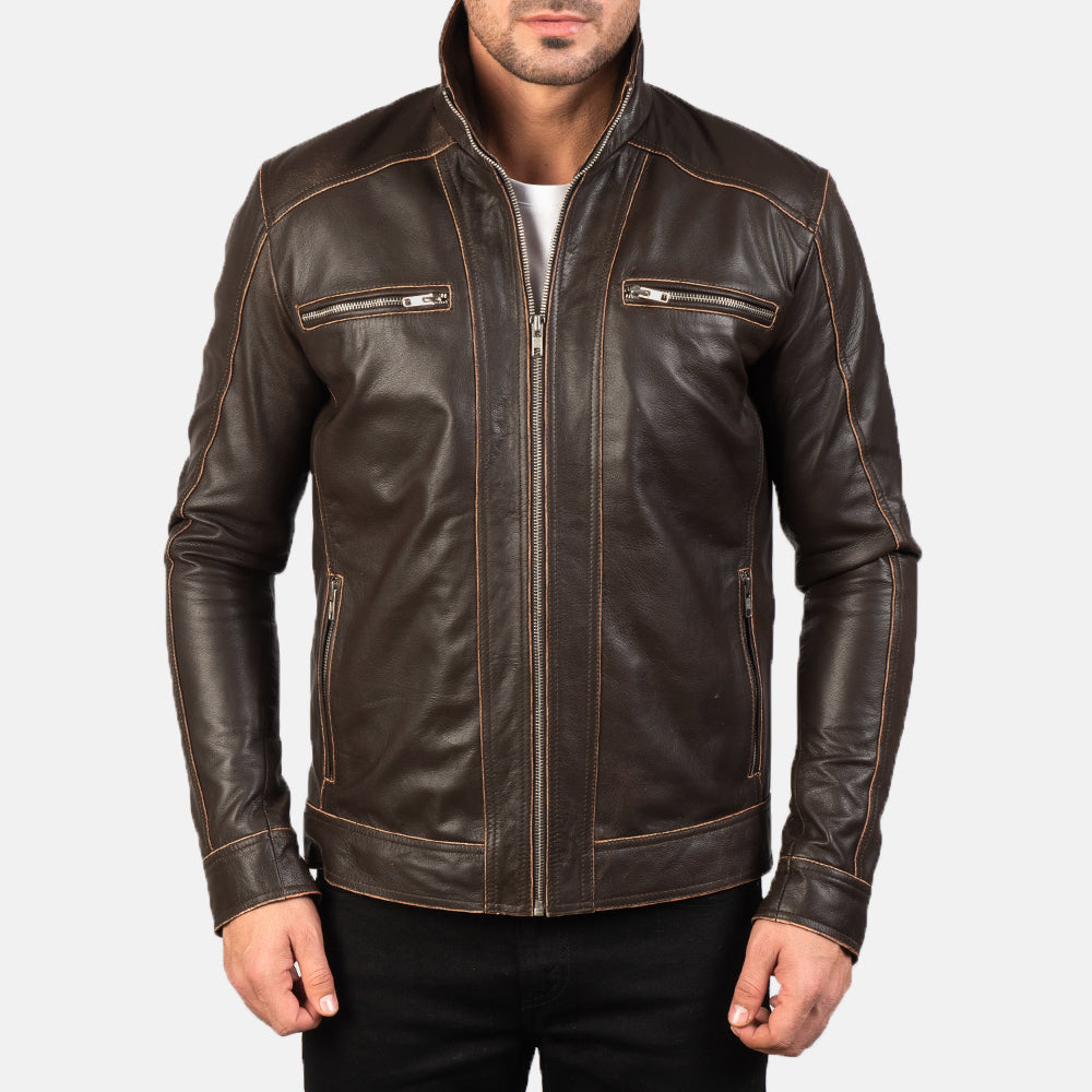 
Hudson Mótorhjólajakki úr Leðri fyrir Karla – alternate product view 4