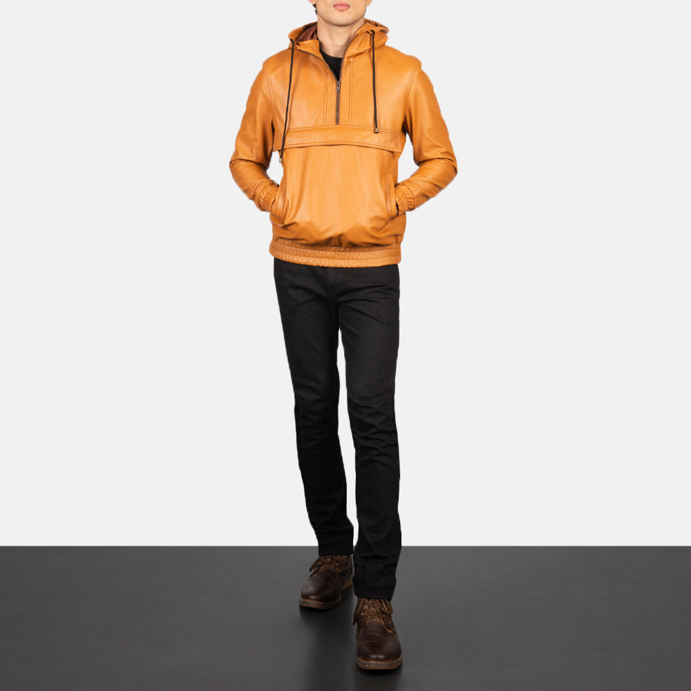 
Kenton Hooded Leðurjakki fyrir Karla – alternate product view 3