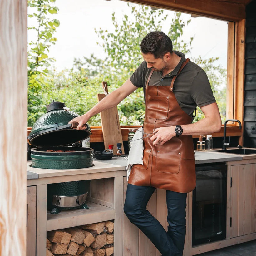 Leather Apron Churrasco fyrir konur