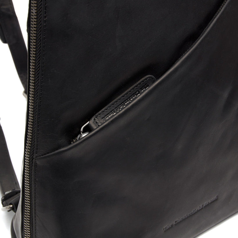 Amanda Full-Grain Leather Backpack fyrir konur