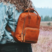 Bellary Full-Grain Leather Backpack – alternate product view 2