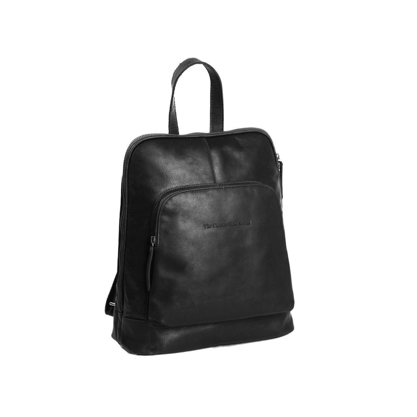 Naomi Full-Grain Leather Backpack fyrir konur