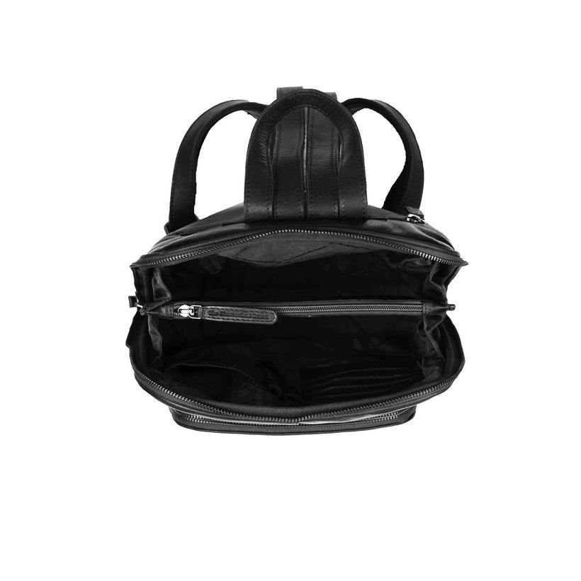 Naomi Full-Grain Leather Backpack fyrir konur