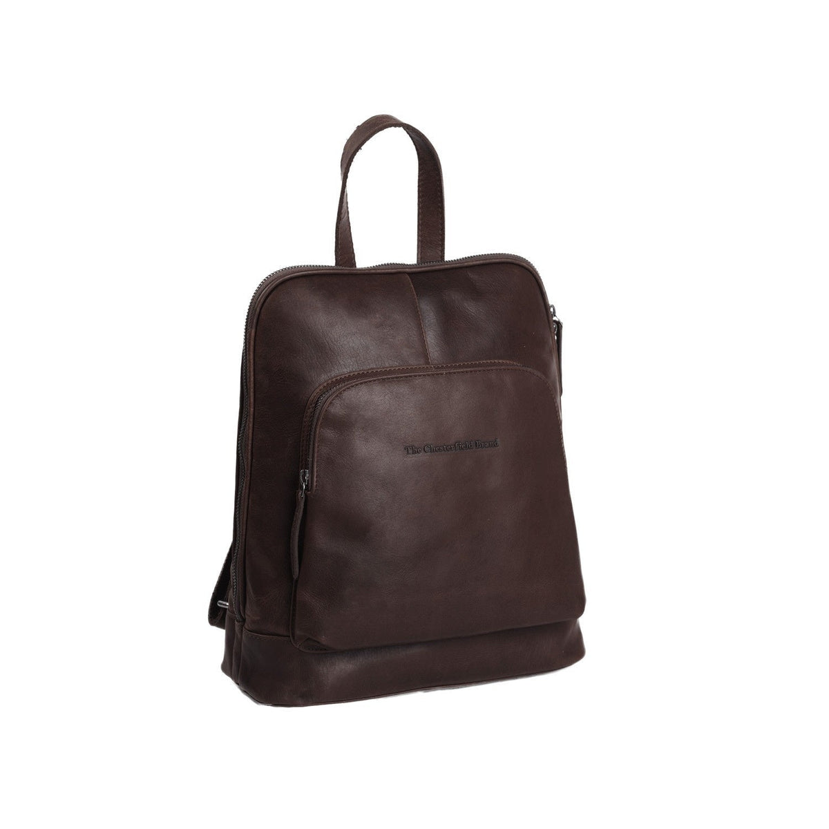 100% Full-Grain Wax Pull-Up 100% Full-Grain Leather Grain Texture &amp; Handcrafted Patina Detail
