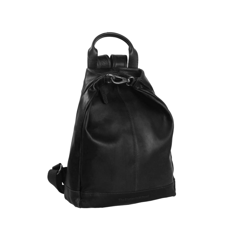 Saar Full-Grain Leather Backpack fyrir konur