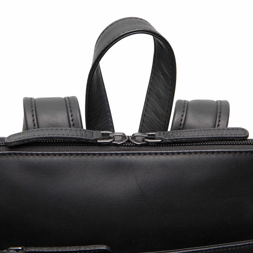 Tigris Full-Grain Leather Backpack fyrir konur
