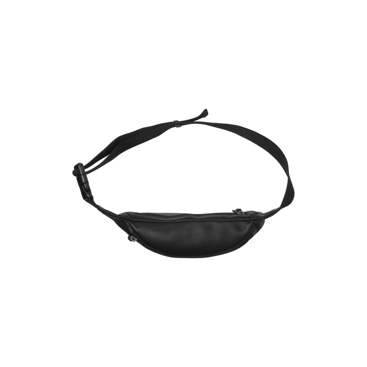 
Classic 100% Full-Grain leather Bag - Að aftan með styrktum leðurólum
