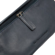 
Classic 100% Full-Grain leather Bag - Að aftan með styrktum leðurólum