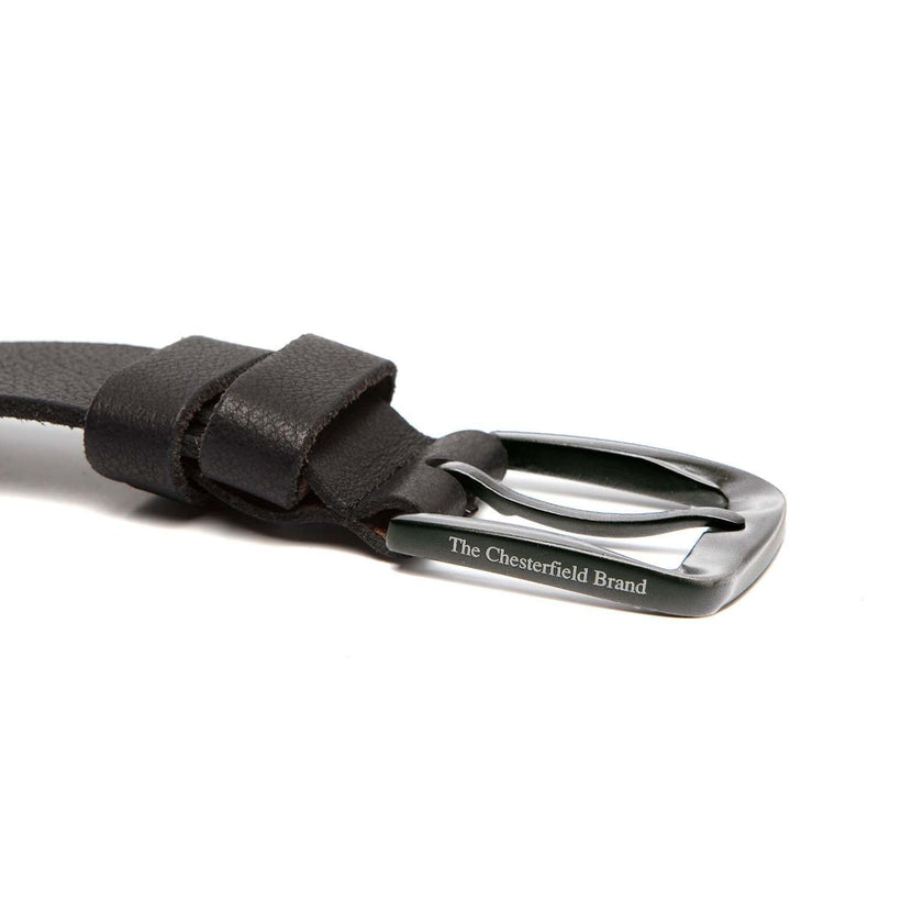 Copper Full-Grain Leather Belt fyrir karla