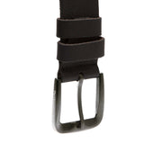 
Copper Ósvikið full grain leður Belt fyrir Karla - Hliðarsýn sem sýnir dýpt og rúmmál