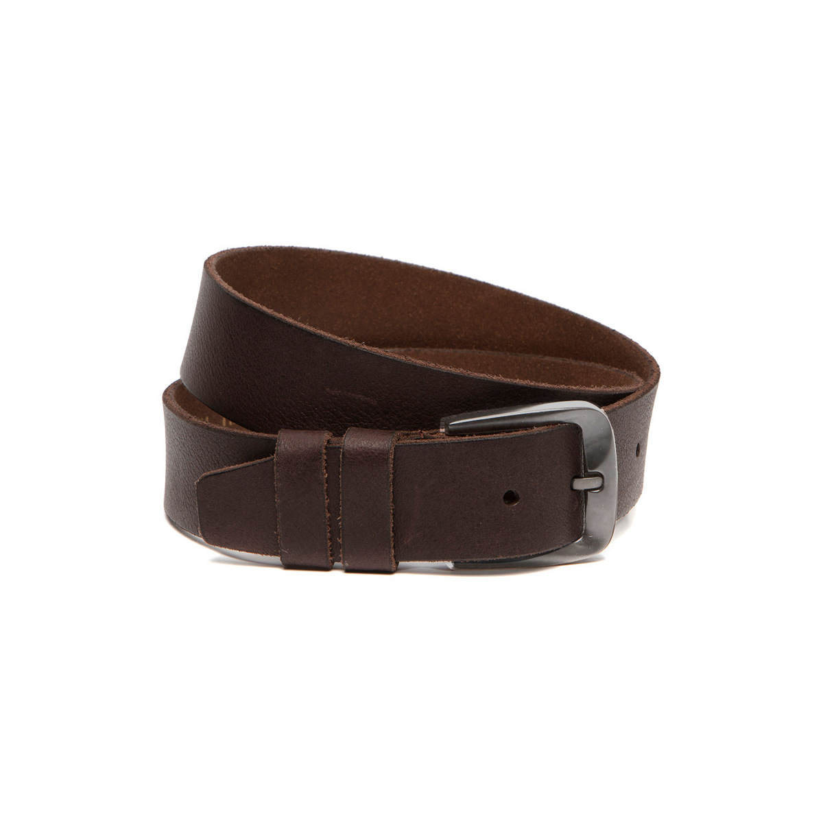 
Solid Antique Brass Hardware & Heavy-Duty Dual Zipper Detail on Copper Ósvikið full grain leður Belt fyrir Karla