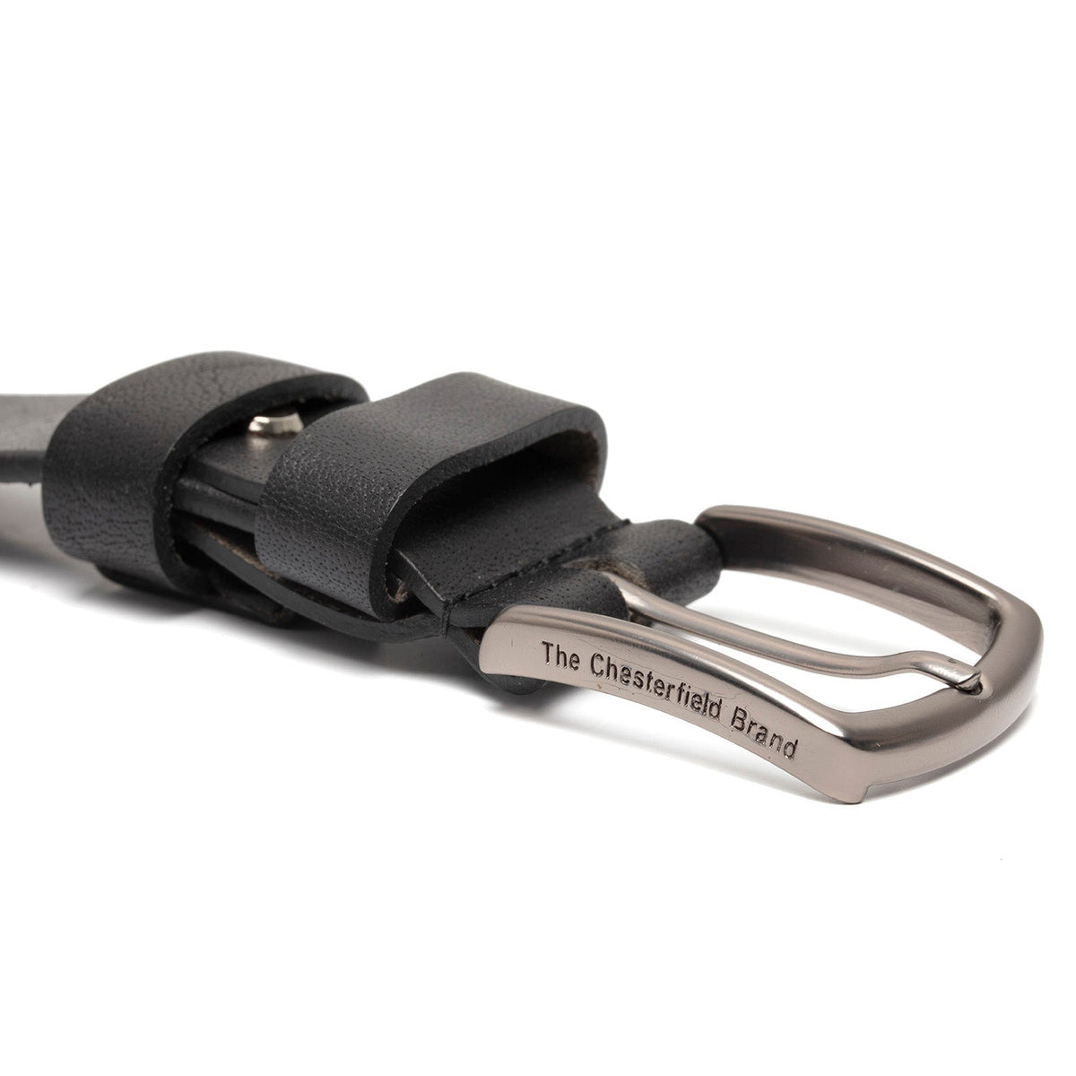 
Classic 100% Full-Grain leather Belt - Að aftan með styrktum leðurólum