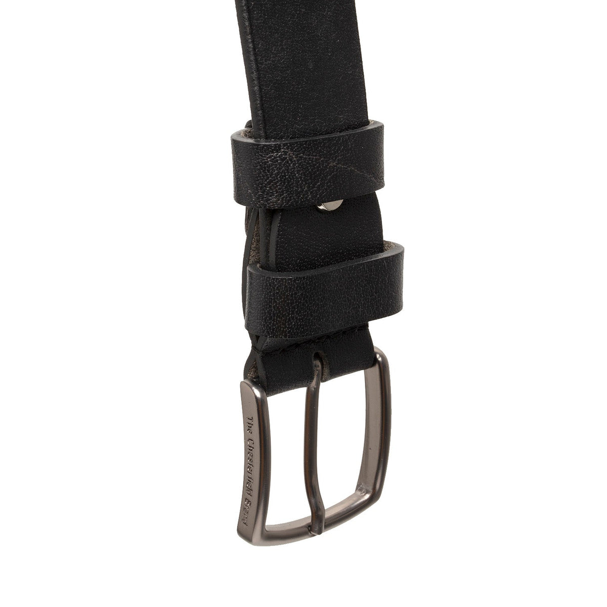 
Morrison Ósvikið full grain leður Belt fyrir Karla - Hliðarsýn sem sýnir dýpt og rúmmál