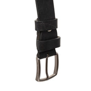
Morrison Ósvikið full grain leður Belt fyrir Karla - Hliðarsýn sem sýnir dýpt og rúmmál