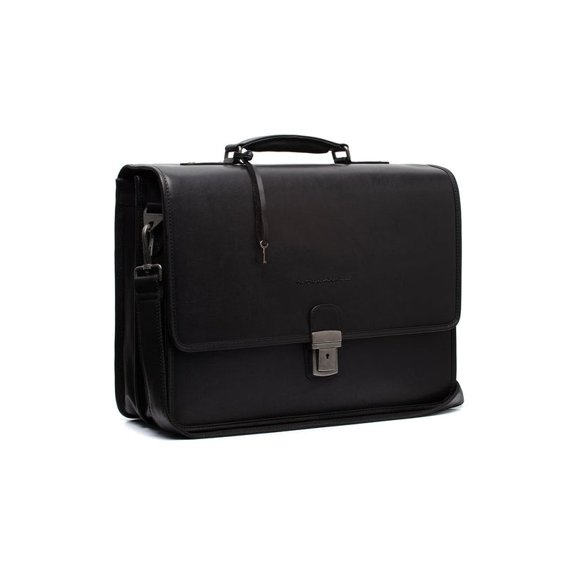 Glenwood Full-Grain Leather Briefcase fyrir karla