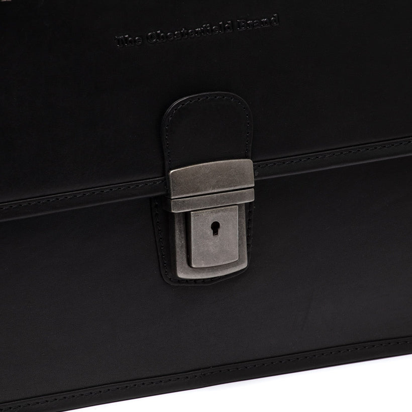 Glenwood Full-Grain Leather Briefcase fyrir karla
