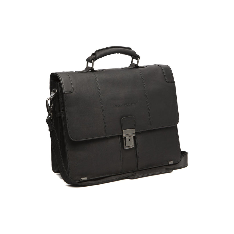 Stuttgart Full-Grain Leather Briefcase fyrir konur