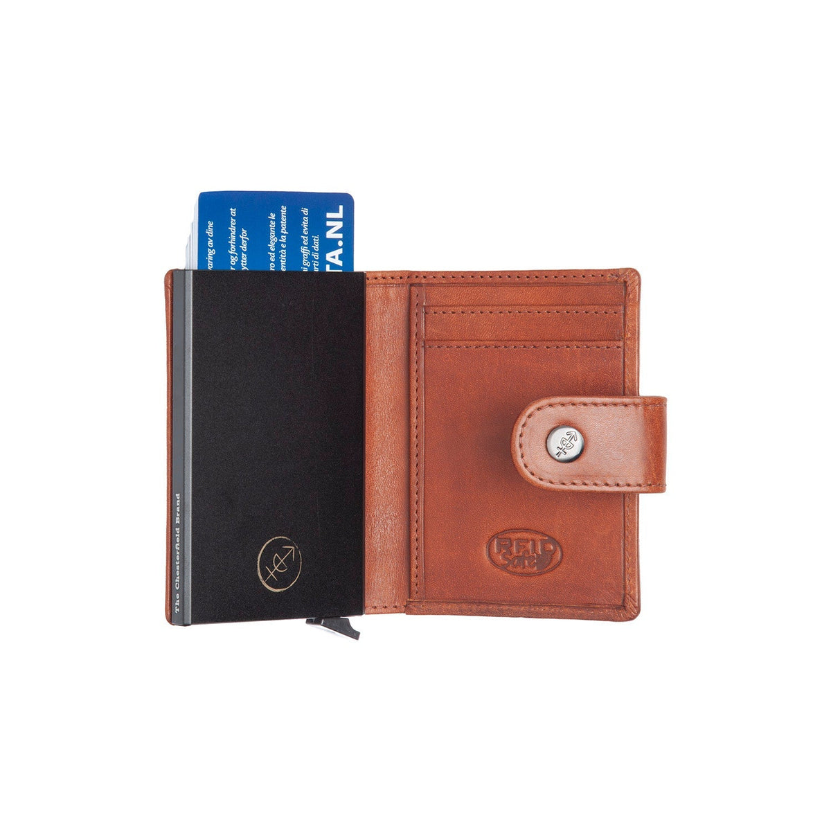 Barrea Full-Grain Leather Card Holder – alternate product view 3