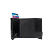 
Classic 100% Full-Grain Leather Card Holder - Að aftan með styrktum leðurólum