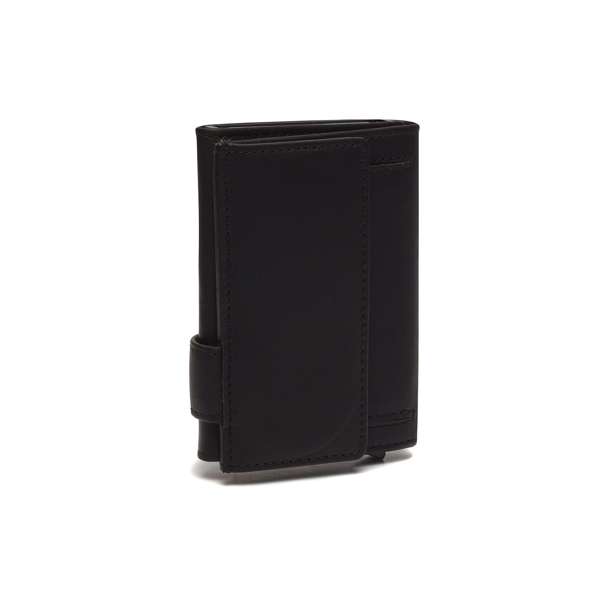 
Classic 100% Full-Grain Leather Card Holder - Að aftan með styrktum leðurólum