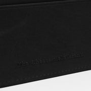Solid Antique Brass Hardware &amp; Heavy-Duty Dual Zipper Detail on Leather Card Wallet