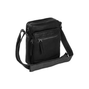 
Birmingham Leður crossbody taska í ósviknu 100% full grain leðri - Full Exterior Að framan með sniðinni hönnun | Kaupa á netinu