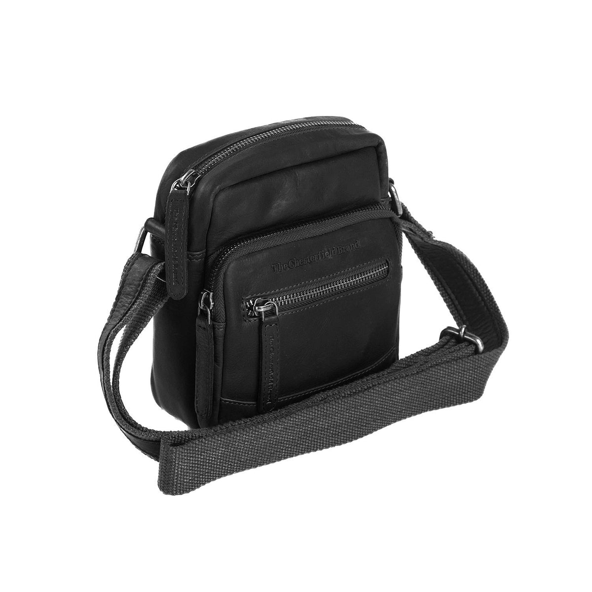 
Bremen Leður crossbody taska í ósviknu 100% full grain leðri - Full Exterior Að framan með sniðinni hönnun | Kaupa á netinu