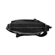 
Dessau Leður crossbody taska - Hliðarsýn sem sýnir dýpt og rúmmál