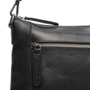 
Faro Leður crossbody taska - Hliðarsýn sem sýnir dýpt og rúmmál
