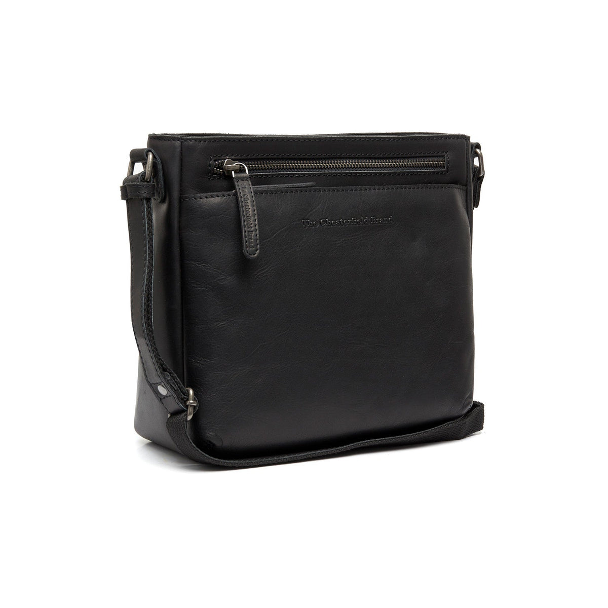 
Mumbai Leður crossbody taska í ósviknu 100% full grain leðri - Full Exterior Að framan með sniðinni hönnun | Kaupa á netinu