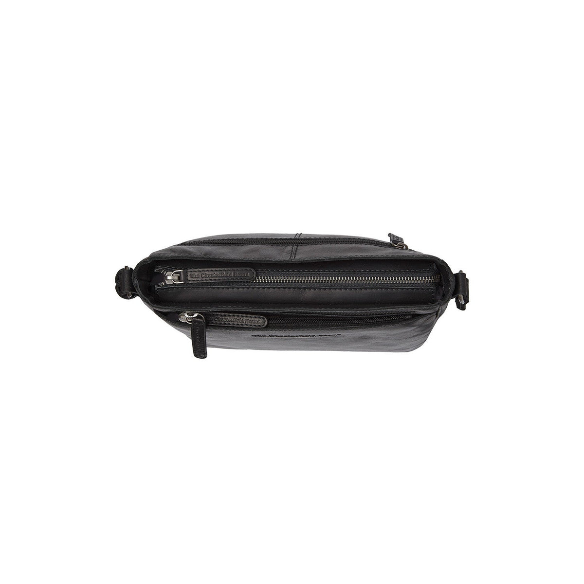 
Classic 100% Full-Grain leather Bag - Að aftan með styrktum leðurólum