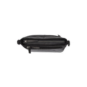 
Classic 100% Full-Grain leather Bag - Að aftan með styrktum leðurólum