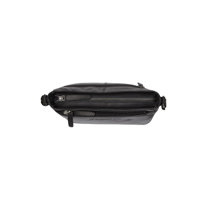 Mumbai Full-Grain Leather Crossbody Bag fyrir konur