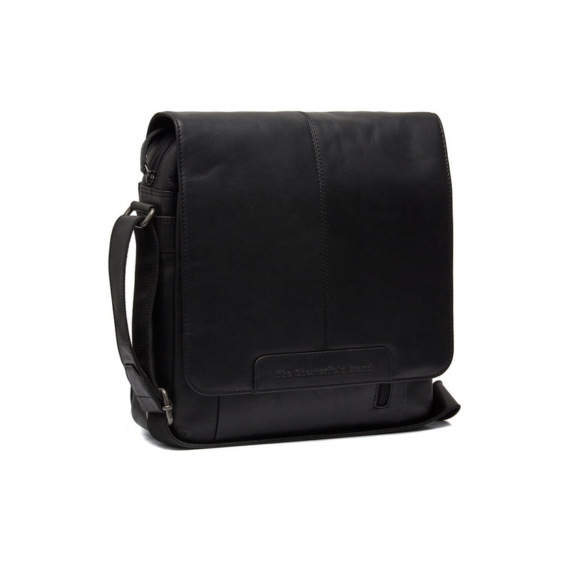 Raphael Full-Grain Leather Crossbody Bag fyrir karla
