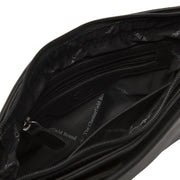 
Classic 100% Full-Grain leather Bag - Að aftan með styrktum leðurólum