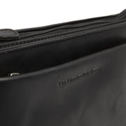 
Southampton Leður crossbody taska - Hliðarsýn sem sýnir dýpt og rúmmál
