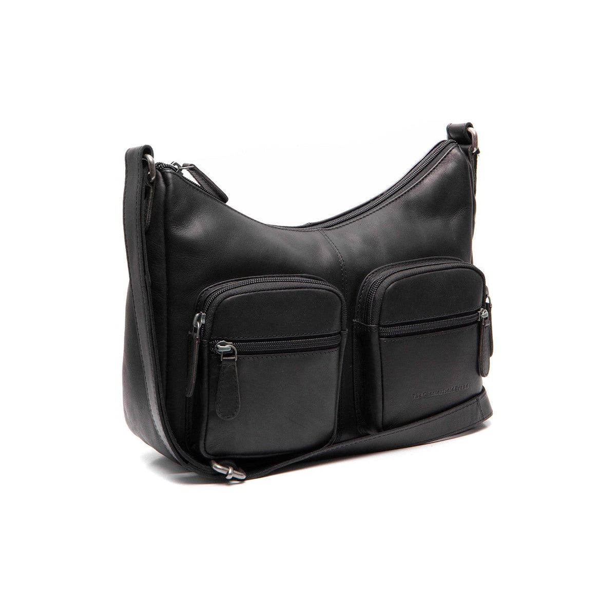 Valenora Ekta full grain leður Þvertaska in Classic 100% Full-Grain Leather - Full Exterior Front Profile View | Buy Online