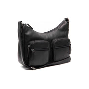 Valenora Ekta full grain leður Þvertaska in Classic 100% Full-Grain Leather - Full Exterior Front Profile View | Buy Online