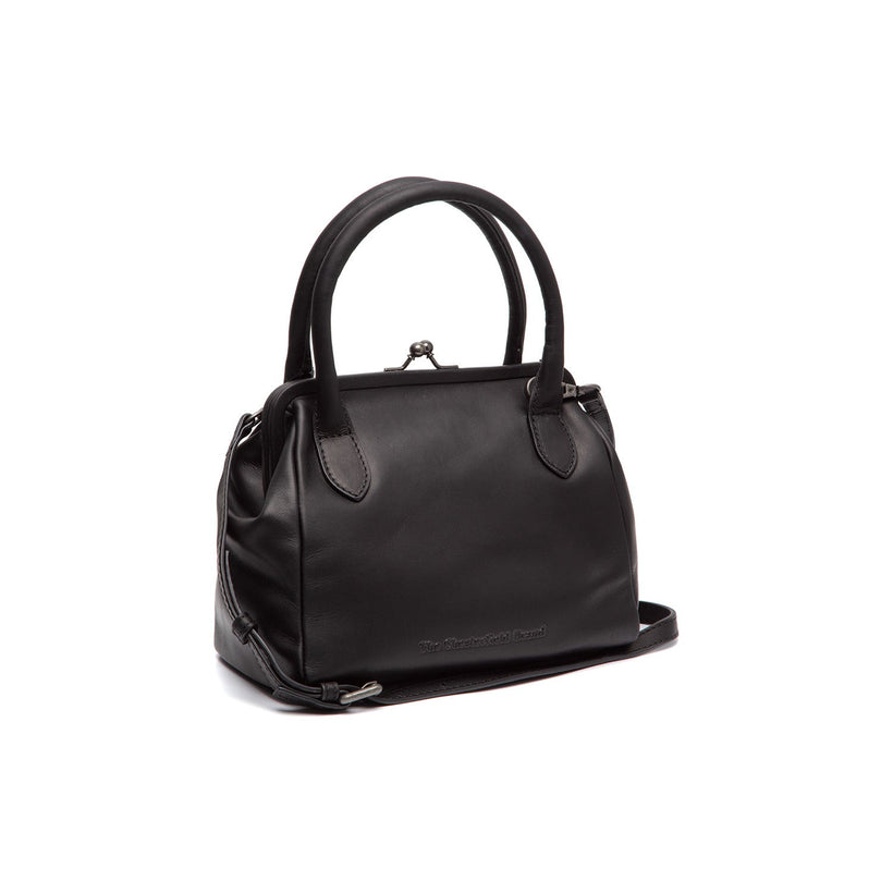 Chili Full-Grain Leather Handbag fyrir konur