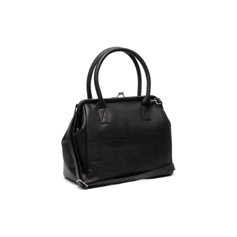 Dorin Full-Grain Leather Handbag fyrir konur