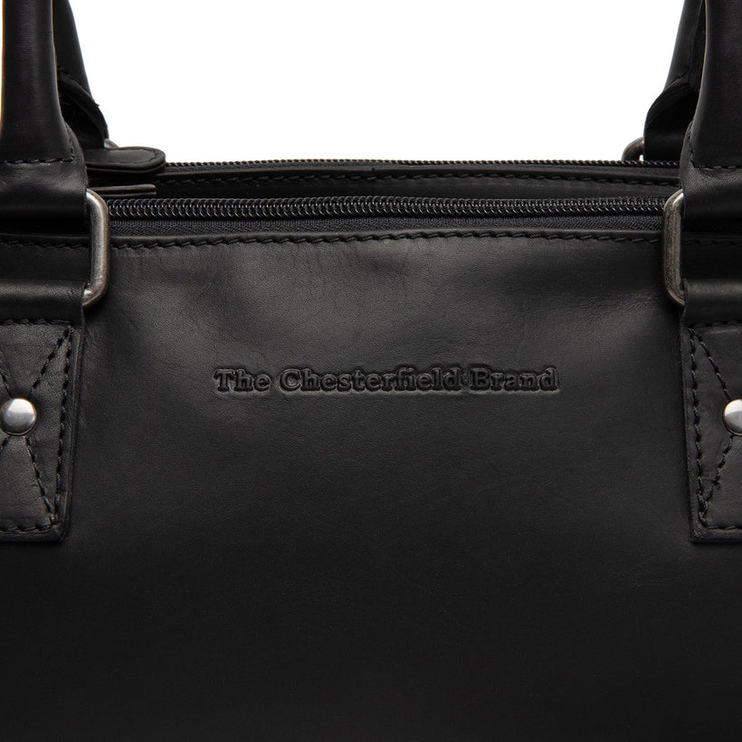 Fenja Full-Grain Leather Handbag fyrir konur