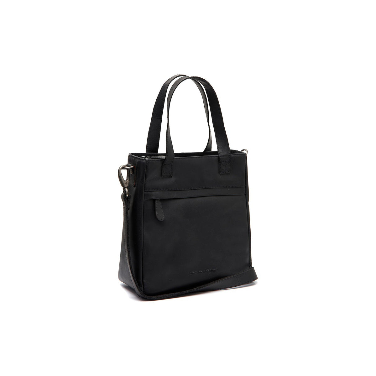 Lingfield Full-Grain Leather Handbag in Classic 100% Full-Grain Leather - Front Profile View & Tailored Silhouette | Buy Online
